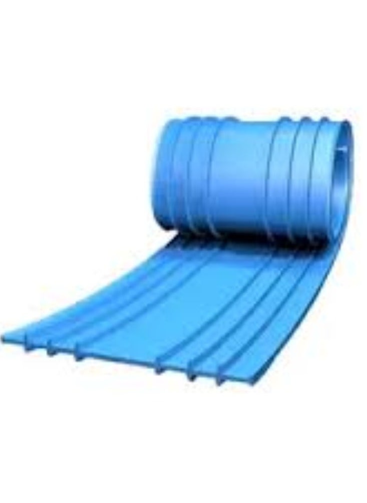 KNP Flexible PVC Waterstop with a Width of 250 mm is Designed to Provide Robust Sealing for Construction Joints in Concrete Structures Preventing Water Leakage and Maintaining Structural Integrity.