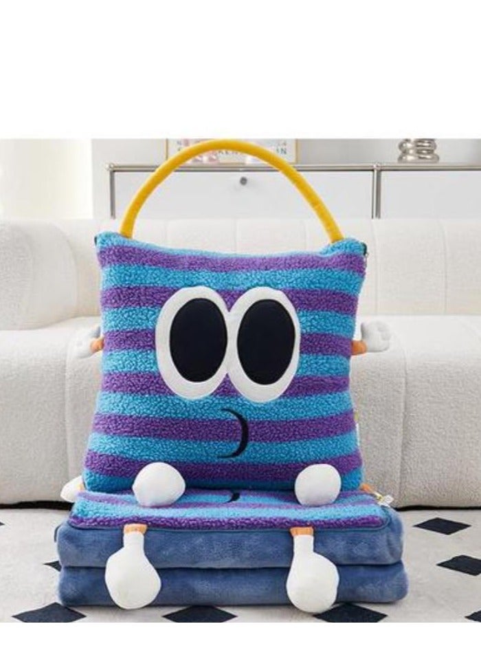 Pillow And Blanket Can Be Used For Both Car And Sofa Cushions, Suitable For Travel, Airplanes, Trains, Beds, Offices, And Rest  - Image 4