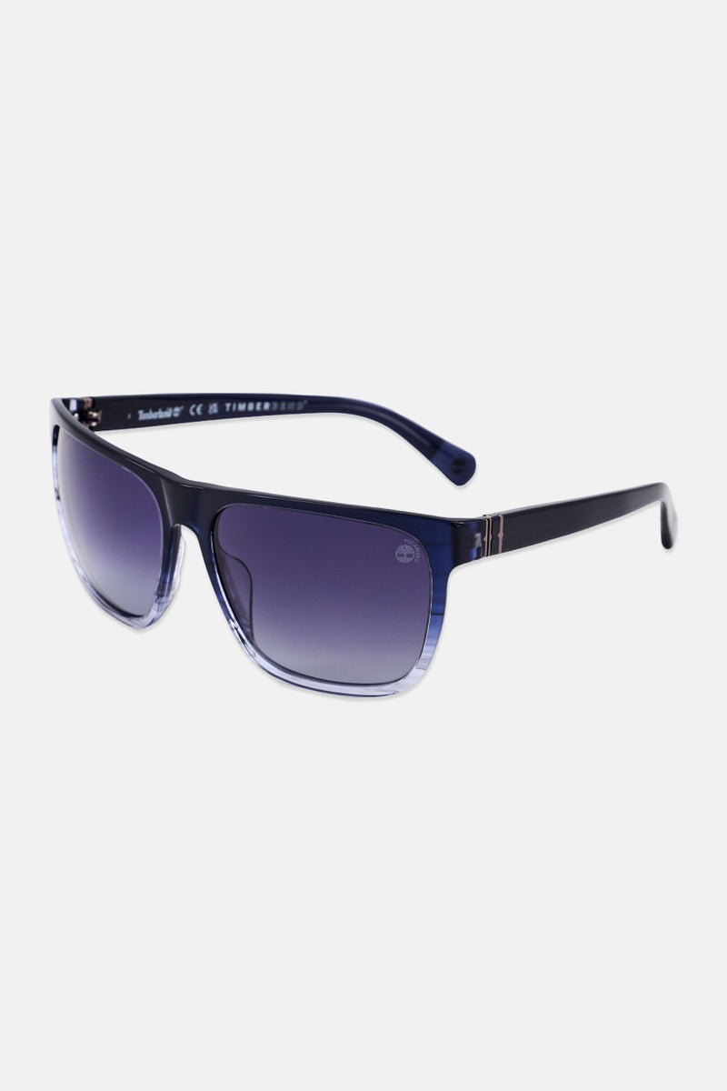 Timberland Men TB00054-H92D65 Square Sunglasses, Navy - Image 3