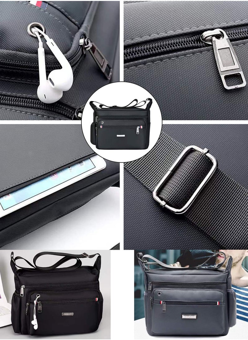 Qiccijoo Messenger Bag for Men,Shoulder Bag for All-Purpose Use Travel Bag Sling Bag Crossbody Bags for Work Business(Grey) - pzsku/Z5DC71C88B79954F219A9Z/45/_/1705150305/a004588e-7c2b-4257-a9e6-3e76a9fe39ae