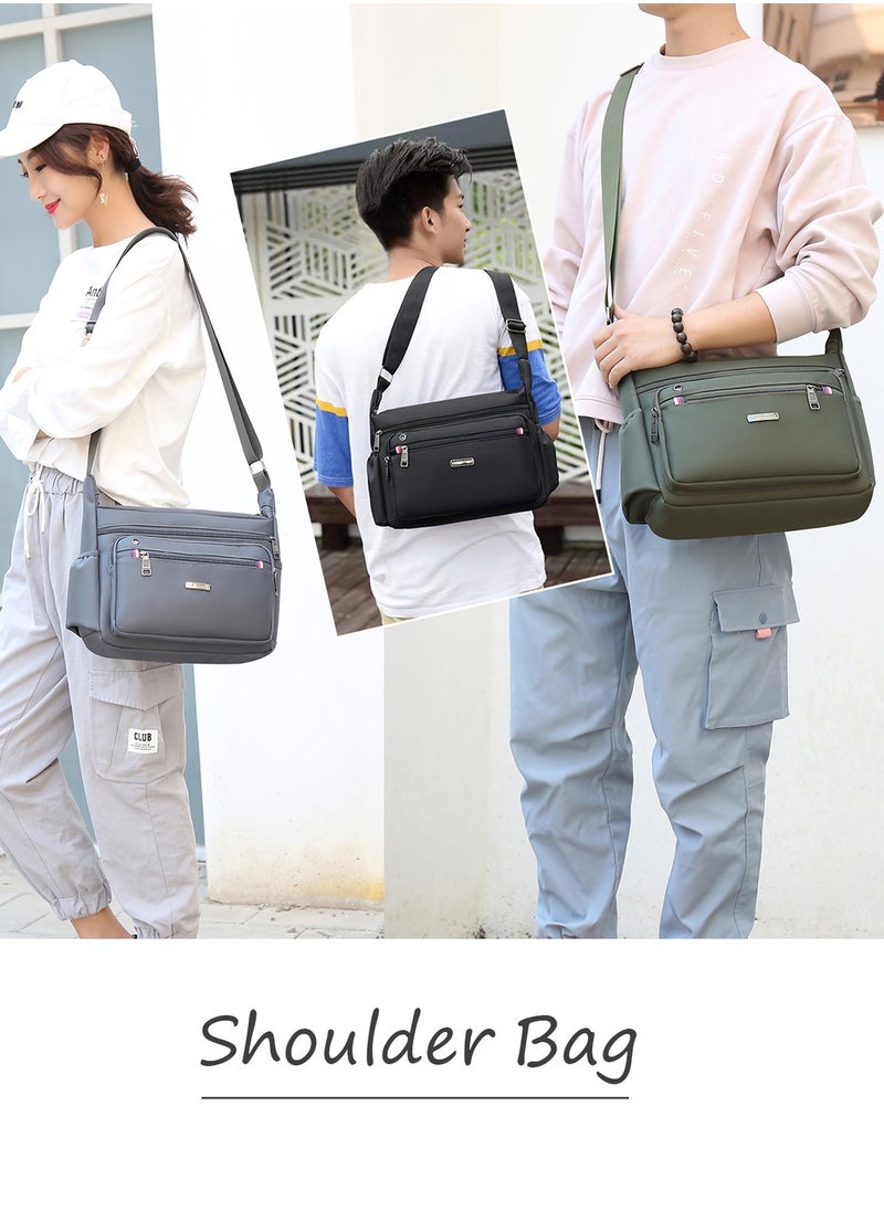 Qiccijoo Messenger Bag for Men,Shoulder Bag for All-Purpose Use Travel Bag Sling Bag Crossbody Bags for Work Business(Grey) - pzsku/Z5DC71C88B79954F219A9Z/45/_/1705150345/38d7a628-1eae-47d9-be6d-79ebafae2dae