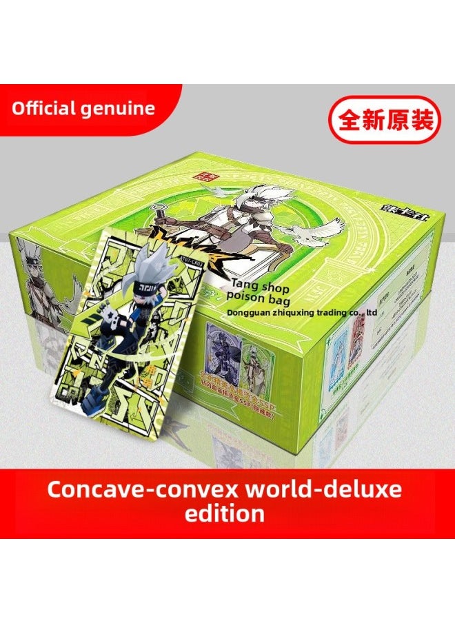 Generic - Collection Card Agency Concave-convex World Deluxe Collection Card Parallel Space-time Whole Box Card Collection Edition Parallel Space-time Genuine-Color:Concave-convex World-collector's Edition 1 Yuan Pack [full Box Of 36 Packs] - Image 1