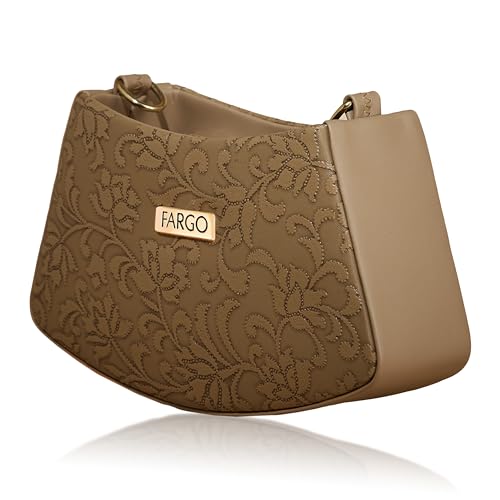 Fargo PU Women's Sling Bag (Khaki) - Image 1