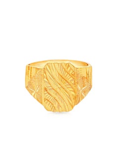 Malabar Gold and Diamonds 22 Carat 916 Purity Yellow Gold Ring RG1166964Y18 For Men  - Image 2