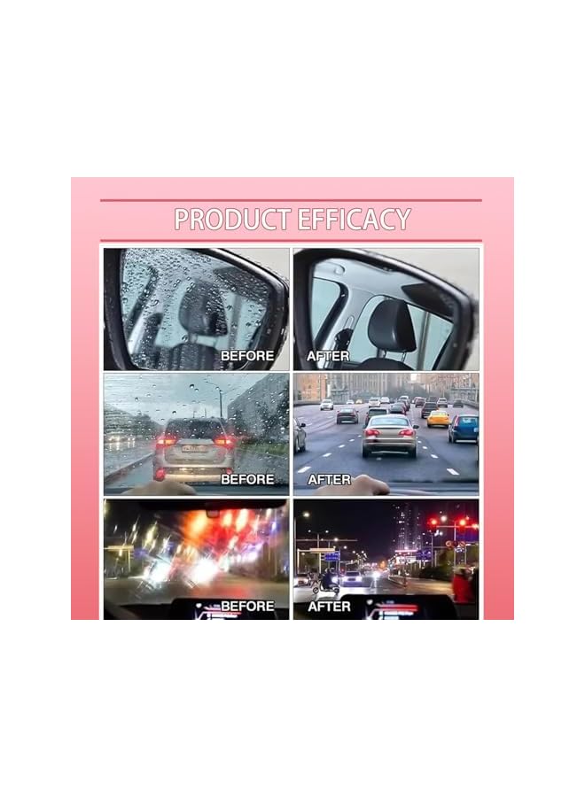 promass 2 PCS Automotive Oil Film Cleaning Brush,Universal Glass Oil Film Cleaner,Glass Cleaning Wipe Board,Windshield Glass Coating,All in One Wipe on Oil Film Remover,Prevents Rain Fog Cleaning Brush - Image 2