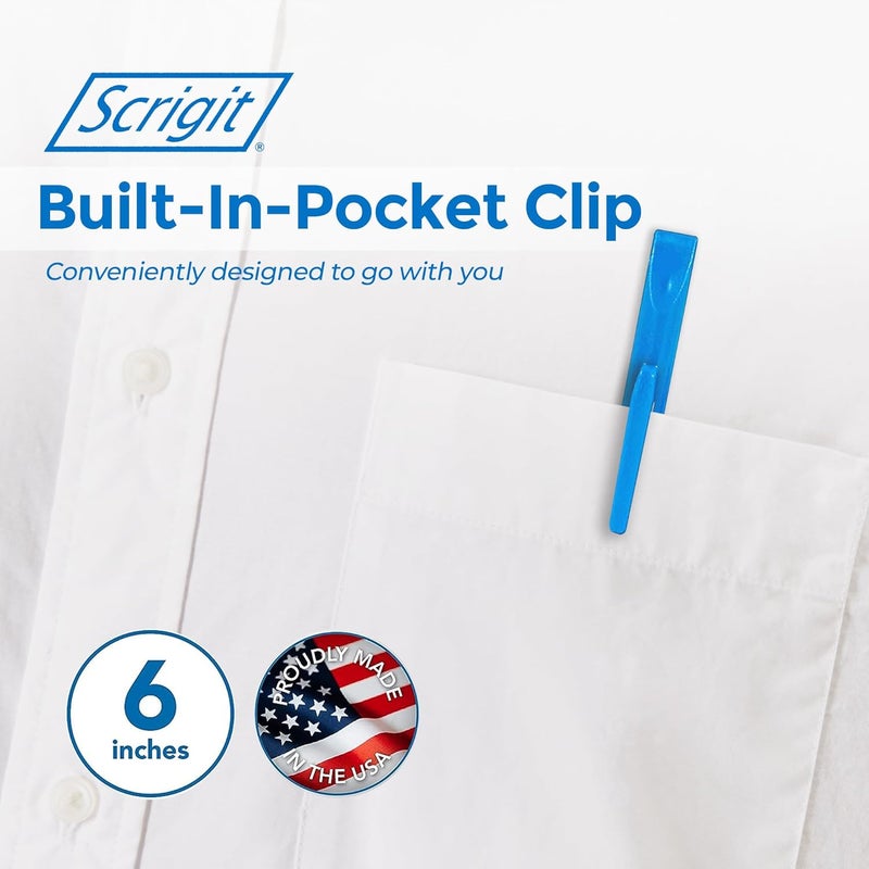 Scrigit Scraper No-Scratch Plastic Scraper Tool, 2 Pack - The Handy Multi-Use Scraping Tool for Removing Food, Labels, Stickers, Paint, Grease - Easy to Hold, Reaches Tight Spaces and Crevices - Image 4
