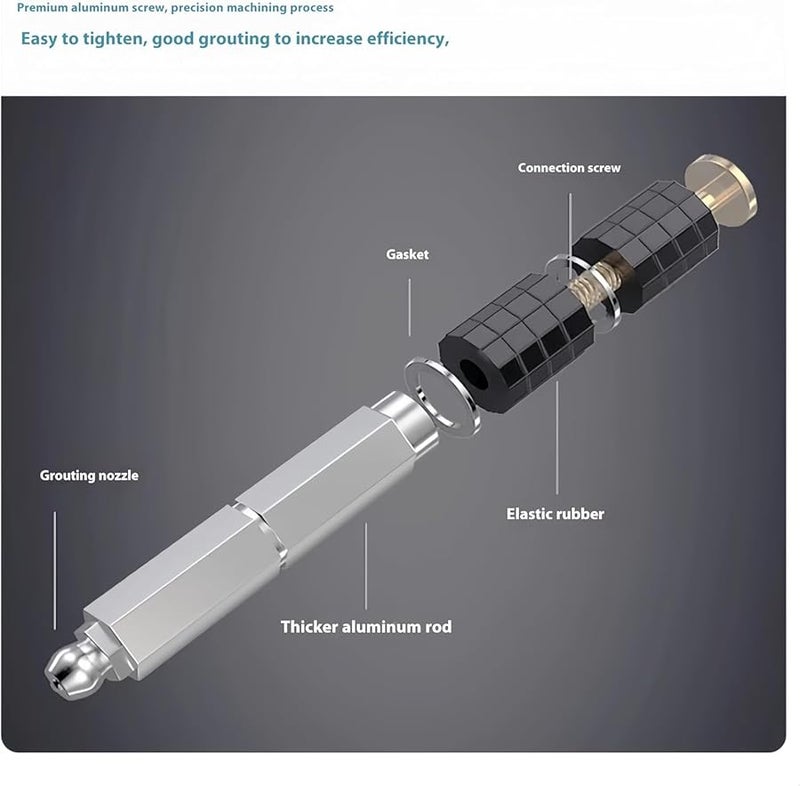 13mm Dia 100Pcs Grout Packer Nozzle High Pressure Injection Crack Repair Waterproofing Tool - Image 3