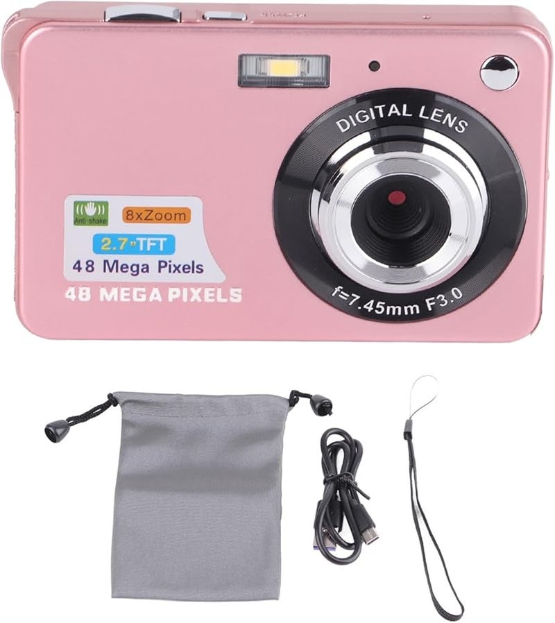 4K Digital Camera 48MP 8X Zoom Anti Shake Vlogging Compact Camera for Photography - Image 2