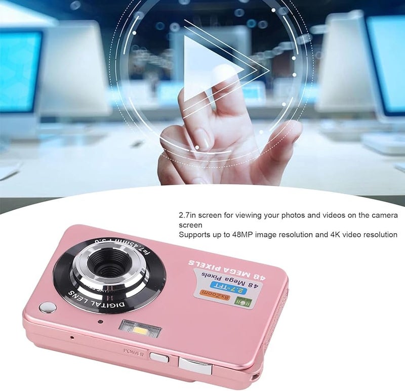 4K Digital Camera 48MP 8X Zoom Anti Shake Vlogging Compact Camera for Photography - Image 5