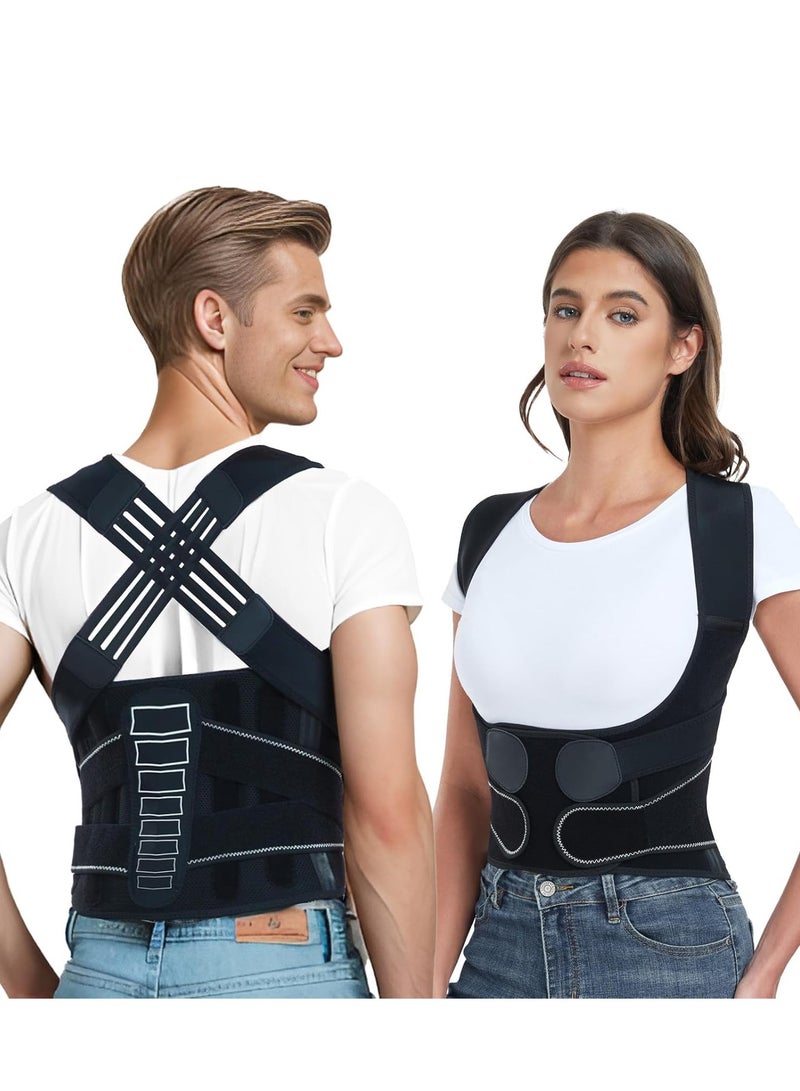 عربست حزام تقويم العمود الفقري للرجال والنساء - مشد قطني ذكي مع نظام محاذاة عمودية، مُصمم لتخفيف آلام أسفل الظهر وتصحيح الوضعية الفوري - Image 1