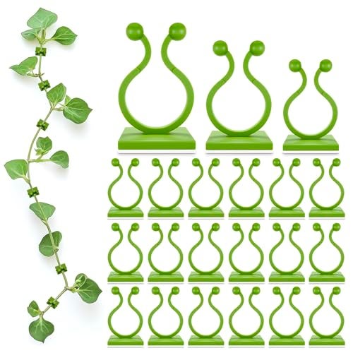 DIMROM Plant Wall Clips for Climbing Plants 110 Pcs - Pothos Plant Climber Support - Large, Medium, and Small Sizes Wall Clips for Support, Strong Adhesion - For Indoor Plants or Cable Management - Image 1