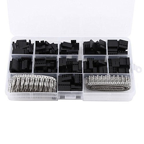 YOSOO 620Pcs Jumper Wire Cable Pin Header Connector Housing Kit Male & Female Crimp Pins Terminal with Box - Image 2