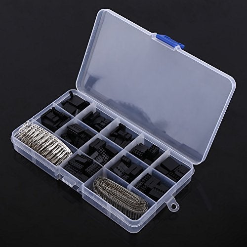YOSOO 620Pcs Jumper Wire Cable Pin Header Connector Housing Kit Male & Female Crimp Pins Terminal with Box - Image 5