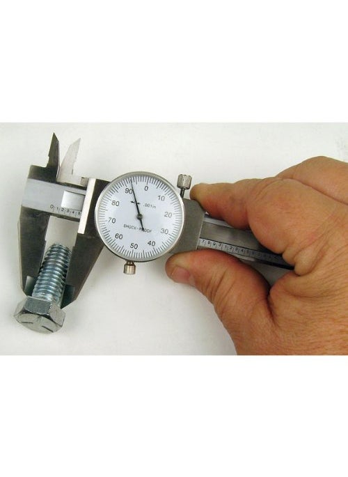 TTC TTC TDC12 012 Direct Read WF Precision Dial Caliper wCovered Rack  - Image 3