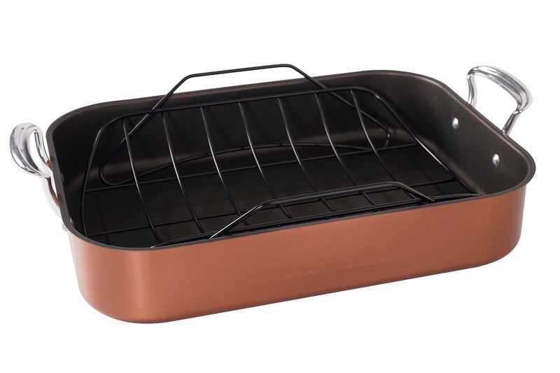 NORDIC WARE Nordic Ware Turkey Roaster with Rack Copper 