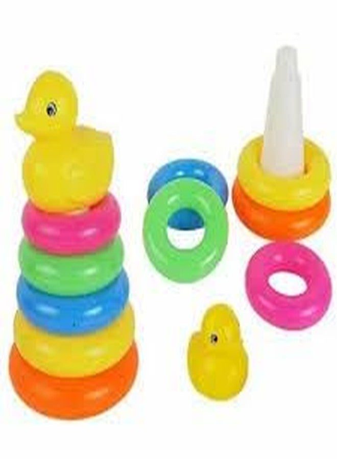 HARPATI 6 Pcs Duck Rings Stacking Baby Toys for Kids, - Image 2