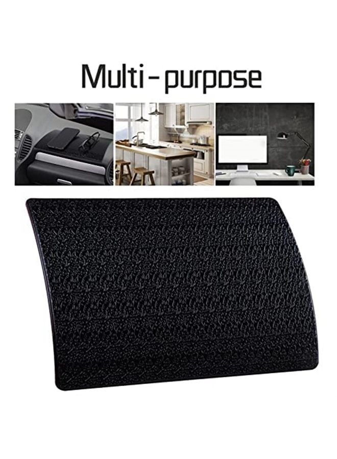 Mini-Factory Extra Thick Sticky Anti-Slip Gel Pad, Mini-Factory Premium Universal Non-Slip Dashboard Mat for Cell Phones, Sunglasses, Keys, Coins and More - Black (Large Size: 7.8" X 5.5") - Image 2