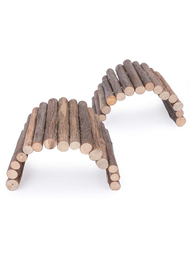 نيتينجيل جسر سلم خشبي من نايت أنجيل، لعبة الهامستر والفأر والجرذ والقوارض، لعبة مضغ للحيوانات الصغيرة - Image 1