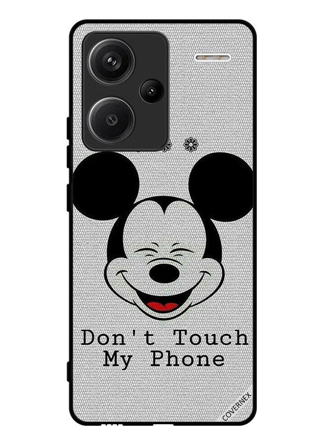 Covernex Protective Case Cover For Xiaomi Redmi Note 13 Pro Plus Don't Touch My Phone Mickey - Image 1