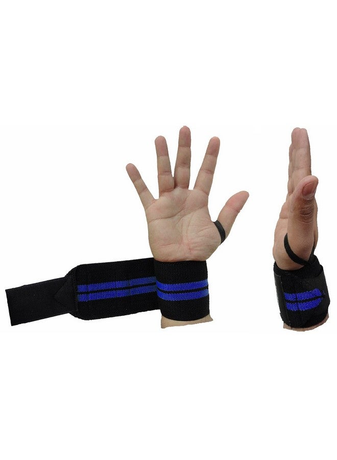 Kobo WTA-04 Cotton Wrist Support (Black/Blue) - Image 4