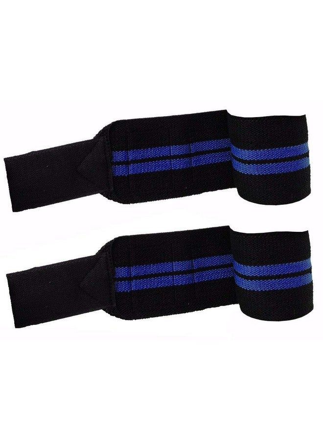 Kobo WTA-04 Cotton Wrist Support (Black/Blue) - Image 2