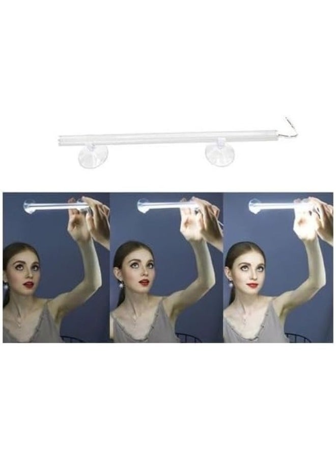 ماركة غير محددة - ليد مرايا تعمل بمنفذ usb مزوده ب 2 هوك تثبت على سطح المرايا 30سم - Image 1