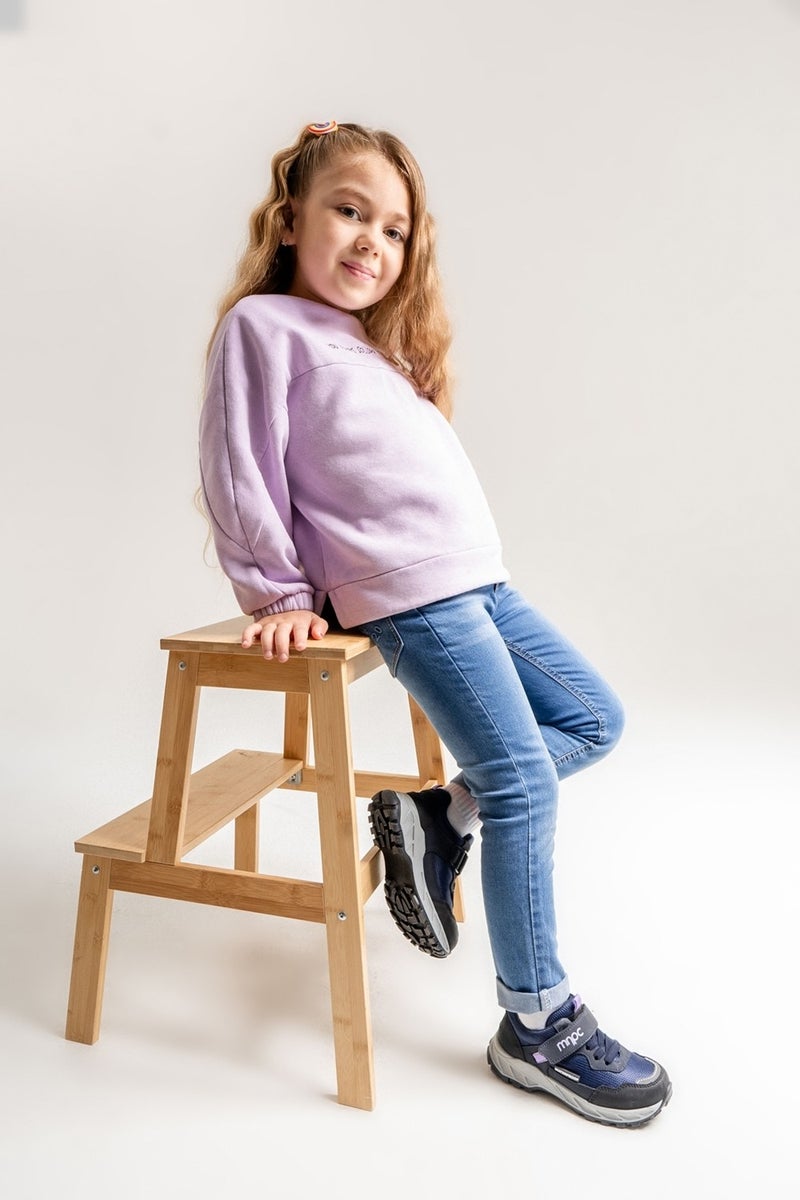 Mnpc Girl Navy Blue Waterproof Outdoor Shoes  - Image 3