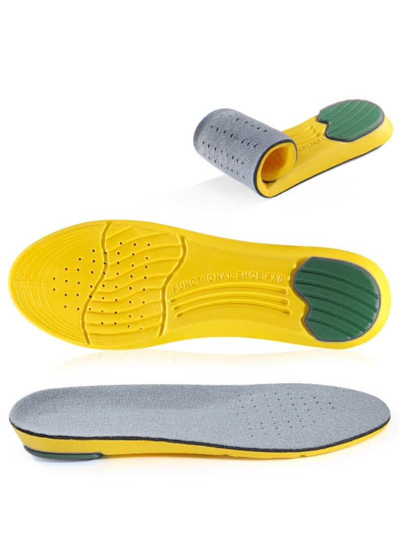 NOVOLAN - NOVOLAN Sports Insoles Men's Basketball Running Any Cutting Length, Memory Foam Cushioning Sports Training Insoles Thick And Breathable Eva Material Insoles, Soft Slow-Rebound Memory Foam - Image 1