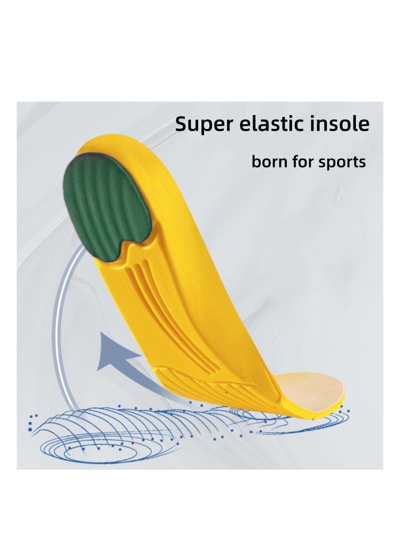 NOVOLAN - NOVOLAN Sports Insoles Men's Basketball Running Any Cutting Length, Memory Foam Cushioning Sports Training Insoles Thick And Breathable Eva Material Insoles, Soft Slow-Rebound Memory Foam - Image 1