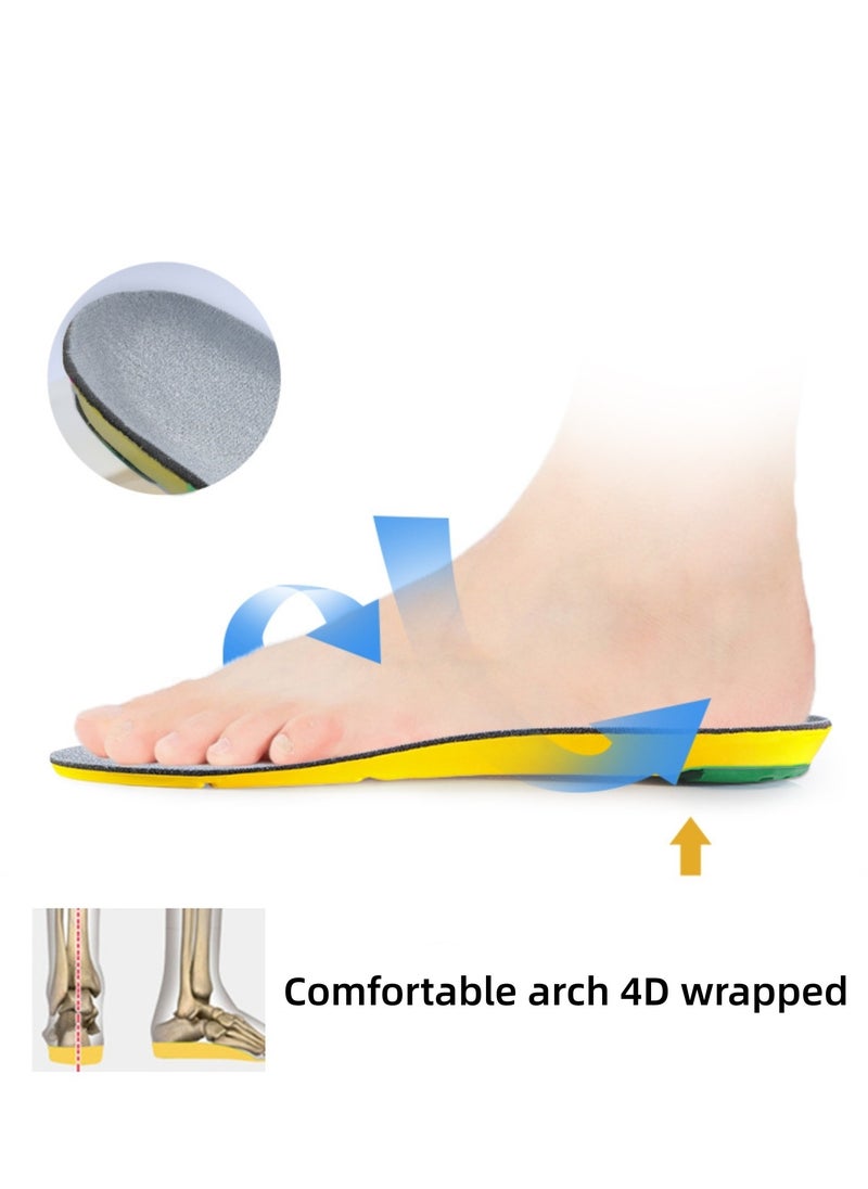 NOVOLAN - NOVOLAN Sports Insoles Men's Basketball Running Any Cutting Length, Memory Foam Cushioning Sports Training Insoles Thick And Breathable Eva Material Insoles, Soft Slow-Rebound Memory Foam - Image 1