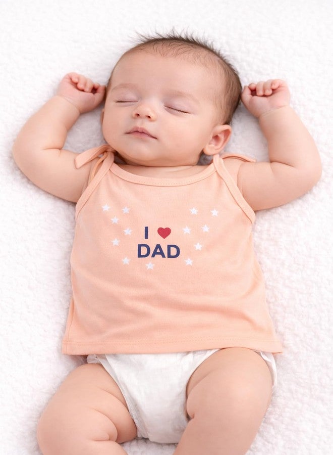 CUTEABLY طقم ملابس أطفال حديثي الولادة لطيف للغاية، يتضمن قبعة وقفازات وجوارب وحفاضات، مصنوع من قطن ناعم ومسامي، مناسب للجنسين، من عمر 0 إلى 3 أشهر (برتقالي) - Image 4