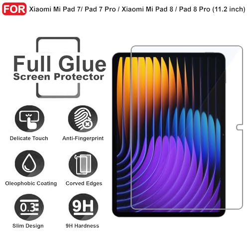 CEDO زجاج مقسى لجهاز Xiaomi Mi Pad 7/ Pad 7 Pro/Xiaomi Mi Pad 8/ Pad 8 Pro (11.2 بوصة) | واقي شاشة زجاج مقسى شفاف لجهاز Xiaomi Mi Pad 7/ Pad 7 Pro/Xiaomi Mi Pad 8/ Pad 8 Pro (11.2 بوصة) - Image 4