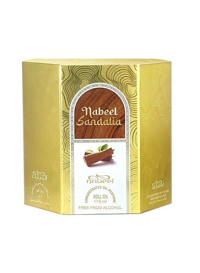 نبيل عطر زيتي رول أون من نبيل سانداليا 6 مل (عبوة من 12 قطعة) - Image 5