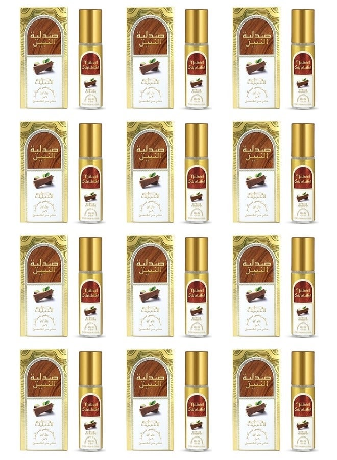 نبيل عطر زيتي رول أون من نبيل سانداليا 6 مل (عبوة من 12 قطعة) - Image 1