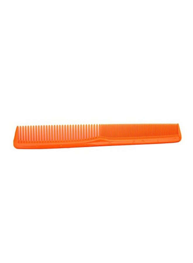 Krest Cleopatra 7 inchAll Purpose Barber Comb. Flat Back Styler Comb. Numbered ruler Comb. Neon Orange. 12Pack  - Image 4