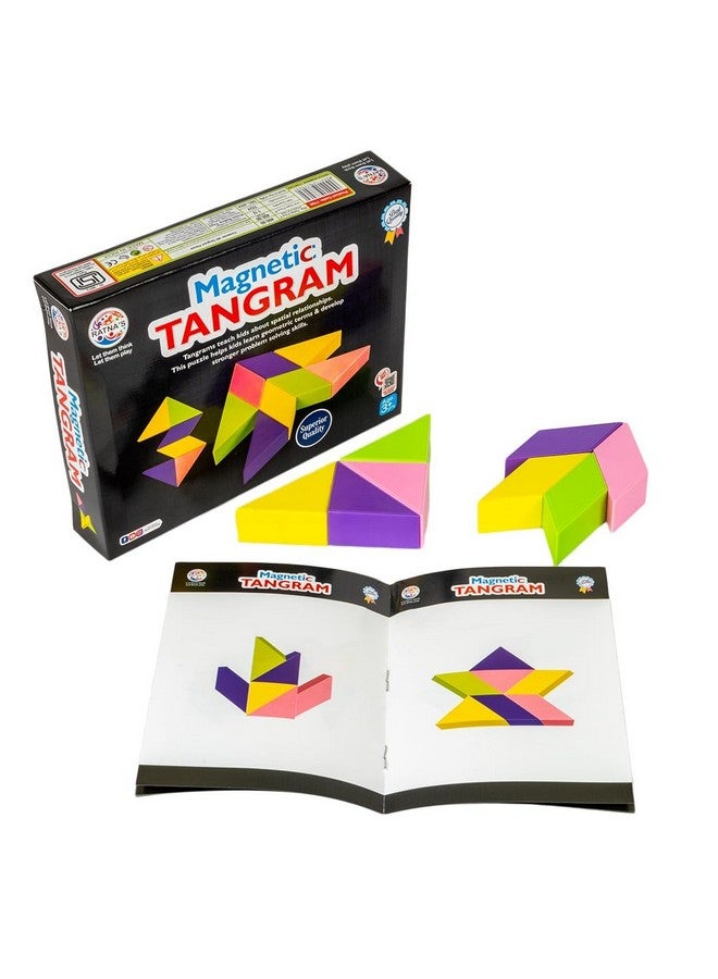 Ratna's Magnetic Tangram Brain Booster Children's Games | Magnetic Puzzle for Kids | Educational Travel Toys for Kids 3 Years & Above | Gift for Boys Girls - Image 1