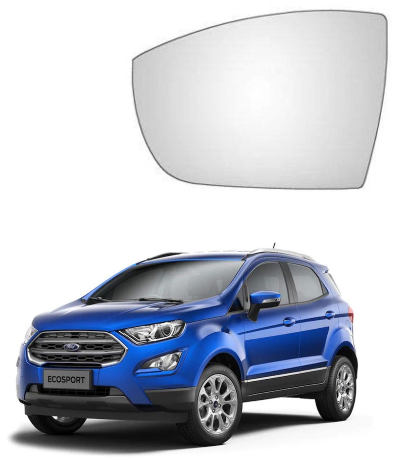 AUTOVEA Rear View Mirror Glass (Left/Passenger Side) Compatible with EcoSport (Type-2) 2017-2019 - Image 1