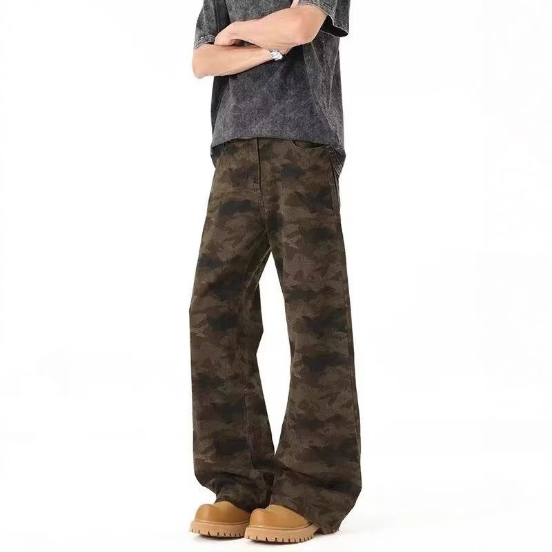 Unisex Classic Denim Jeans Loose Fit Daily Outdoor Wear - Image 2