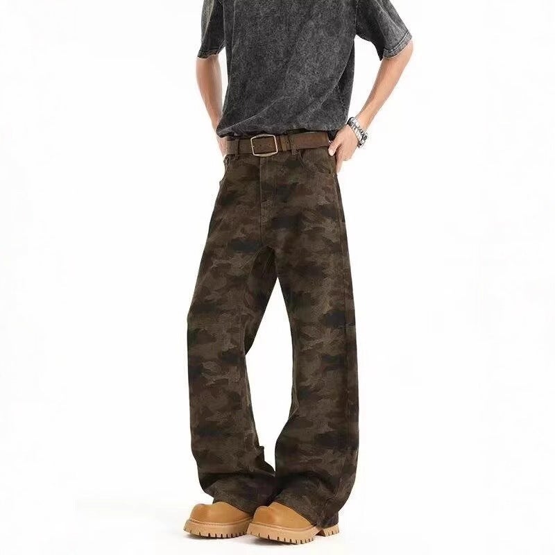 Unisex Classic Denim Jeans Loose Fit Daily Outdoor Wear - Image 4