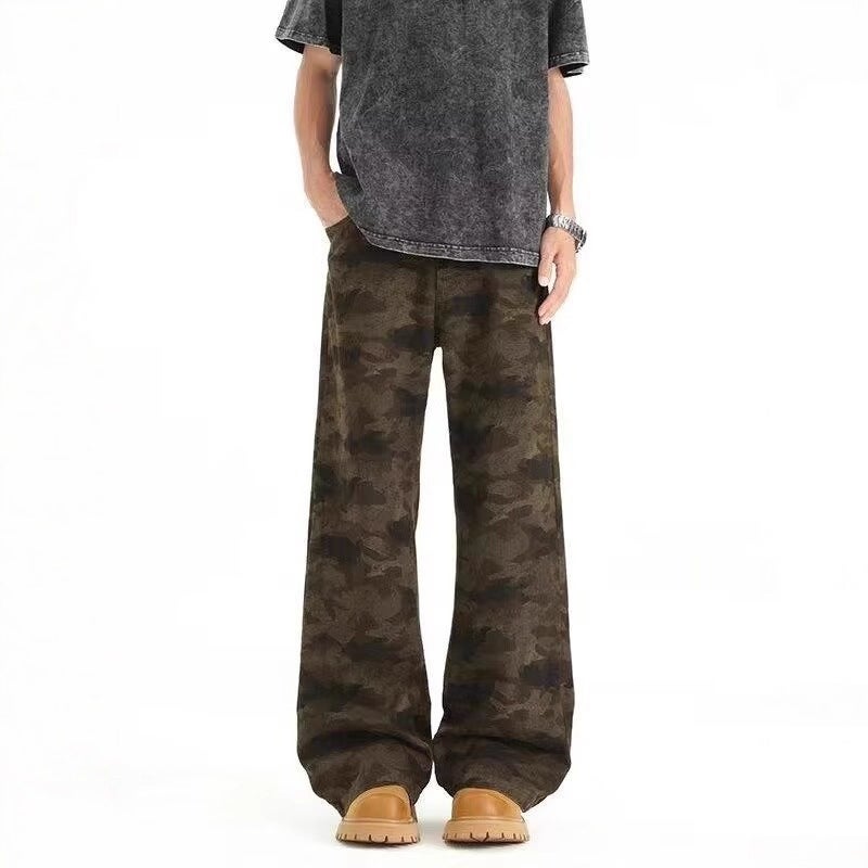 Unisex Classic Denim Jeans Loose Fit Daily Outdoor Wear - Image 3