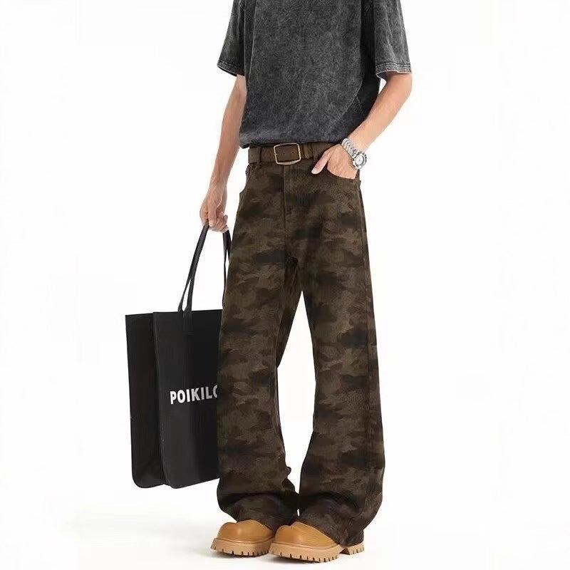Unisex Classic Denim Jeans Loose Fit Daily Outdoor Wear - Image 5