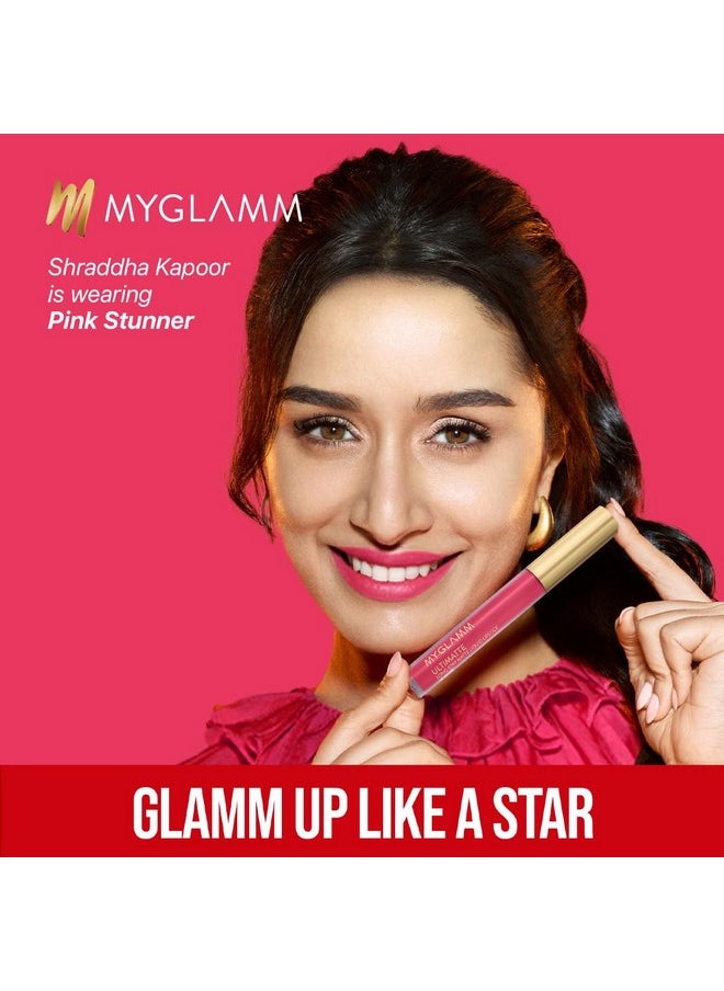 MyGlamm Ultimatte Long Stay Matte Liquid Lipstick - Plum Beauty (Burgundy) | Long Lasting Lipsticks For Women With 8Hr Stay | No-Smudge & Waterproof | Intense Colour | Moisturising Formula | 2.5Ml  - Image 3