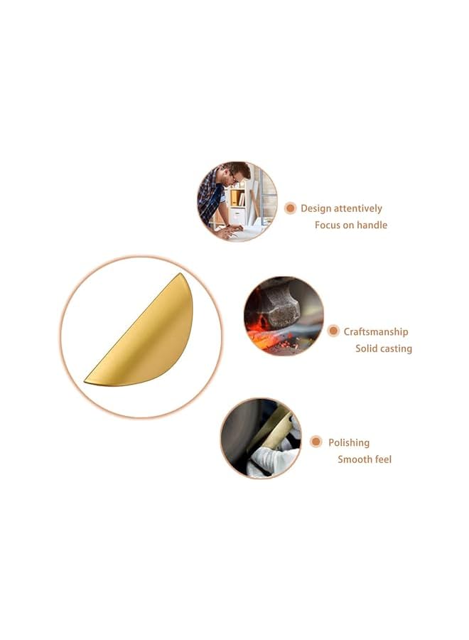 The Bros Cupboard Handles, Gold Drawer Knobs, Drawer Door Cabinet Handles, Furniture Handle with Screws, Kitchen Cabinet Handles, for Wardrobe Door, Cabinet Doors, and Home Decorating(117 mm, 4Pcs) - Image 5