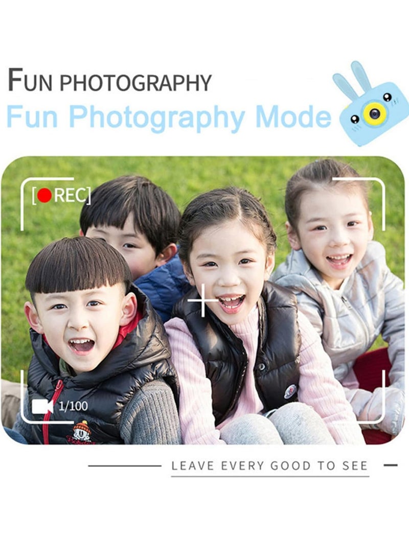 JAJEEK Kids Camera – HD Video Camcorder for Boys & Girls, 2.0 Inch Screen, Rechargeable, Perfect for Children Ages 3-10, Ideal for Birthday and Christmas Gifts (White 16GB / Blue 8GB)  - Image 5