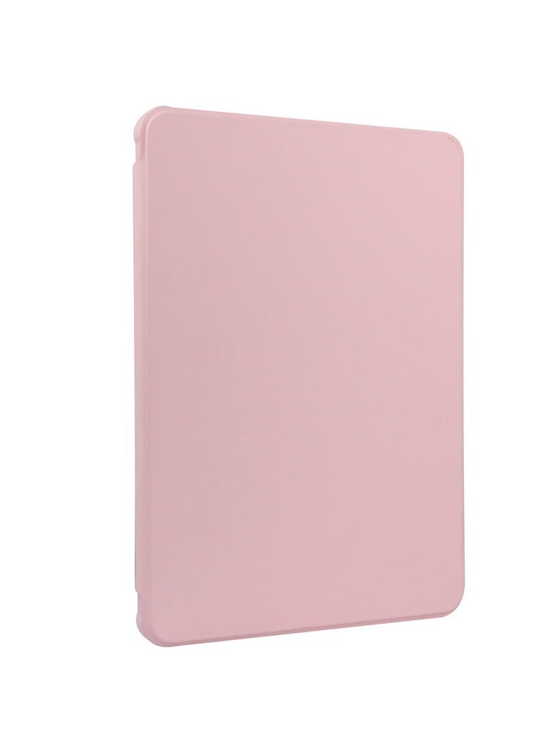 يوارب كينج متوافق مع الغلاف الدوار Xiaomi Pad 7 / Pad 7 Pro / Xiaomi Pad 8 / Pad 8 Pro ، غطاء الدوران 360 درجة ، زوايا عرض متعددة مع غطاء مفتوح مع قلم رصاص وردي - Image 3