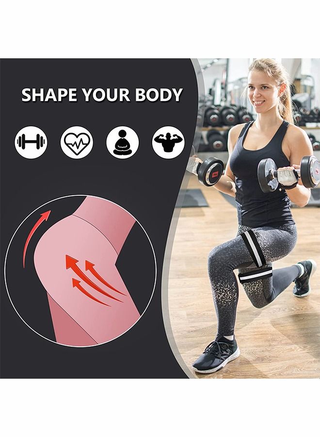 GROIC 2 Pack BFR Bands Blood Flow Restriction Bands, BFR Fitness Occlusion Bands for Bicep Legs Weightlifting Powerlifting Training Gym, Adjustable Exercise Muscle Growth Obstruction Bands - Image 4