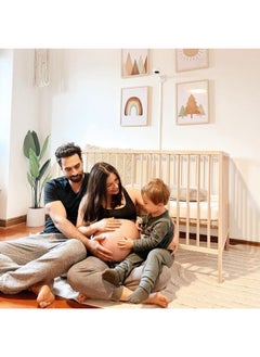 Nanit Pro Smart Baby Monitor And Wall Mount – Wi - Fi Hd Video Camera Sleep Coach And Breathing Motion Tracker 2 - Way Audio Sound And Motion Alerts Nightlight And Night Vision Midnight Blue  - Image 5