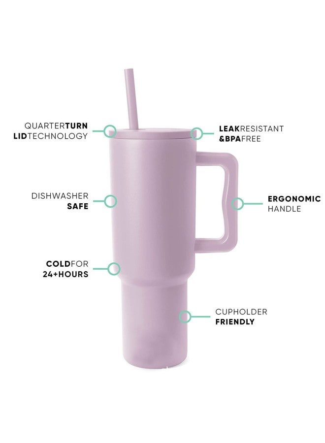 304 Stainless Steel Straw Insulated Cup  New Model For Girls, High Aesthetic Value, Large Capacity Ice Cup