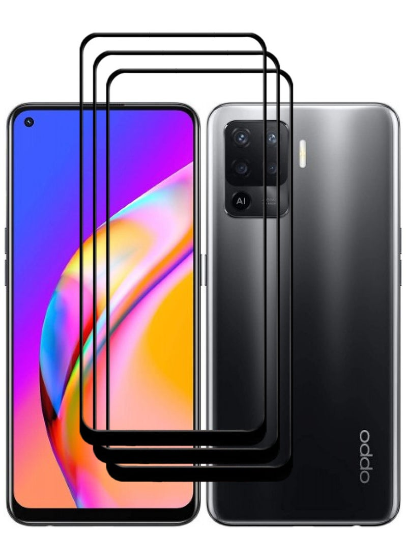 ACLIX 3 Pieces Antistatic ESD Dustproof Premium Quality High Definition Tempered Glass Screen Protector Designed For Oppo A94 - Image 1