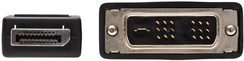 TRIPPLITE DisplayPort to DVI Latcing Cable Adapter, DP to DVI-D Single Link, Male-to-Male, 1080p HD Resolution, 6 Feet / 1.8 Meters, 3-Year Warranty (P581-006) - Image 3